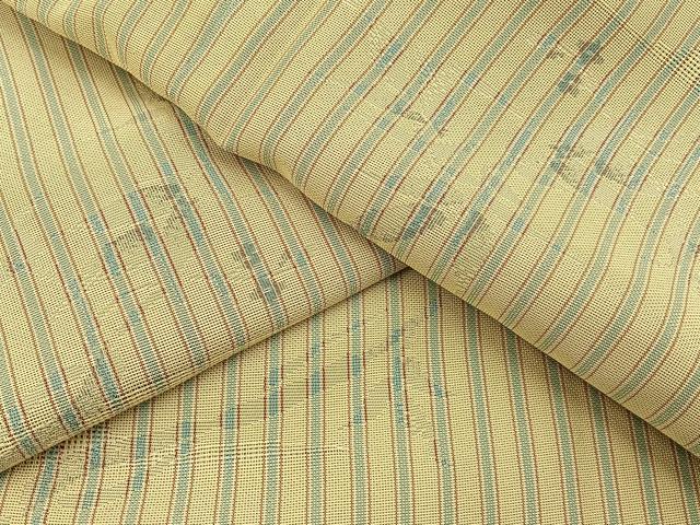 平和屋着物*夏物 小紋 もじり織 草花文 間道 正絹 逸品 BAAW5073hj