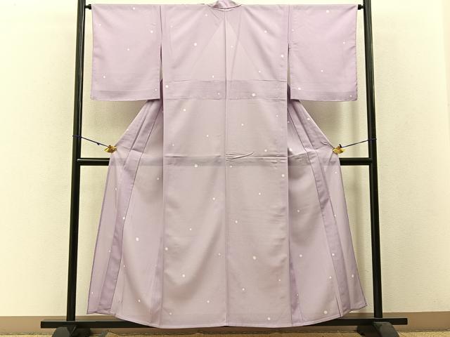 平和屋着物*夏物 小紋 絽 大小あられ 洗える着物 未使用 BAAW5081hj