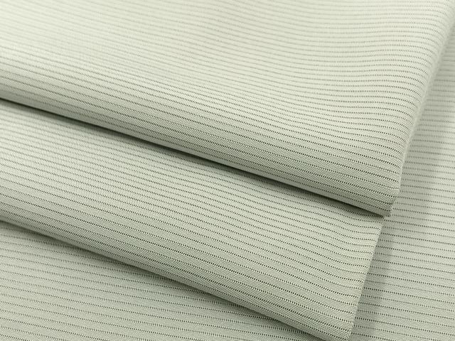 平和屋着物*夏物 色無地 絽 千草鼠色 正絹 逸品 BAAW5088hj
