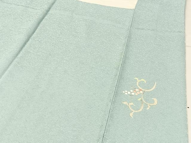 平和屋着物●訪問着 南天花唐草文 ロング丈 正絹 逸品 BAAW5112hj