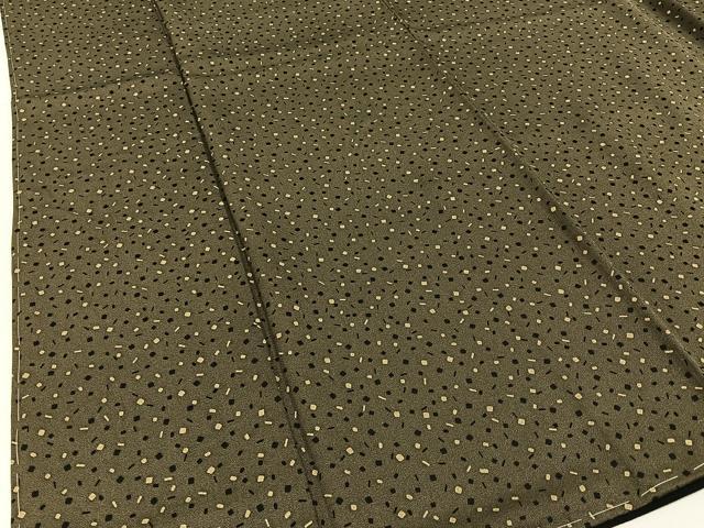 平和屋着物●上質な小紋 あられ文様 正絹 逸品 未使用 BAAW5138hj