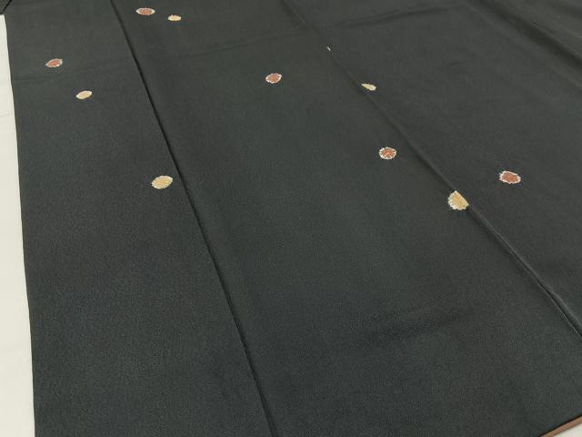 平和屋着物●上質な小紋 絞り あられ文様 ロング丈 正絹 逸品 BAAW5159hj