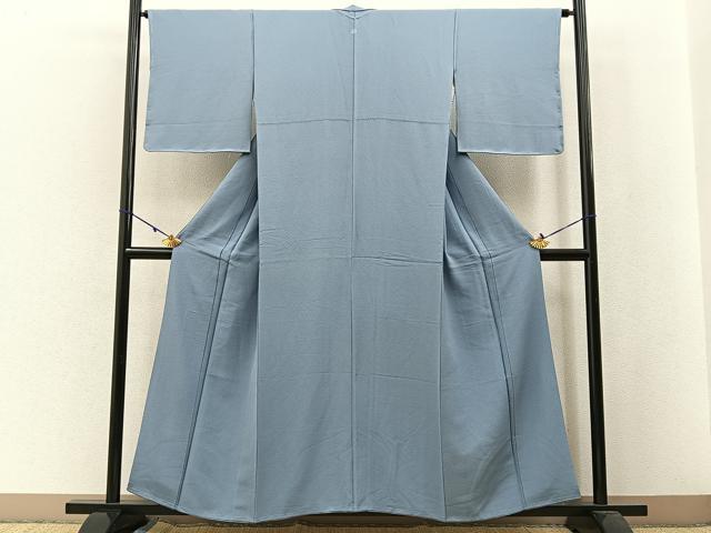 平和屋着物●上質な色無地 淡藤色 正絹 逸品 BAAW5163hj