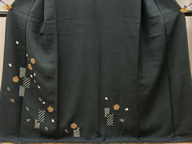 平和屋着物●訪問着 絞り 舞桜文 金彩 ロング丈 正絹 逸品 未使用 BAAW5165hj