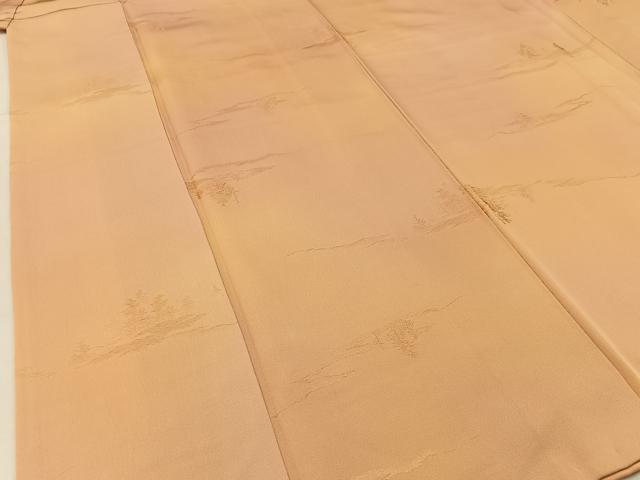 平和屋着物■上質な小紋 樹林地紋 暈し染め 正絹 逸品 BAAW5255hj