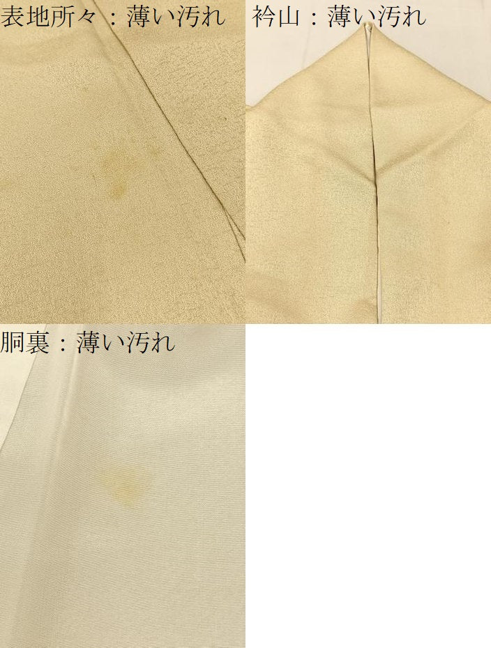 平和屋着物■訪問着 雲重ね菊花文 暈し染め 金彩 正絹 逸品 BAAW5308hj