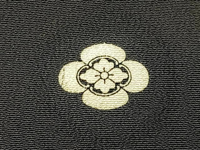 平和屋着物■豪華黒留袖 駒刺繍 熨斗花文 金彩 正絹 逸品 BAAW5579hj