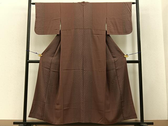 平和屋着物■上質な小紋 桜間道 正絹 逸品 BAAW5676hj