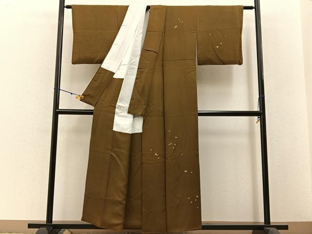 平和屋着物■訪問着 総刺繍 鱗文様 正絹 逸品 BAAW5695hj