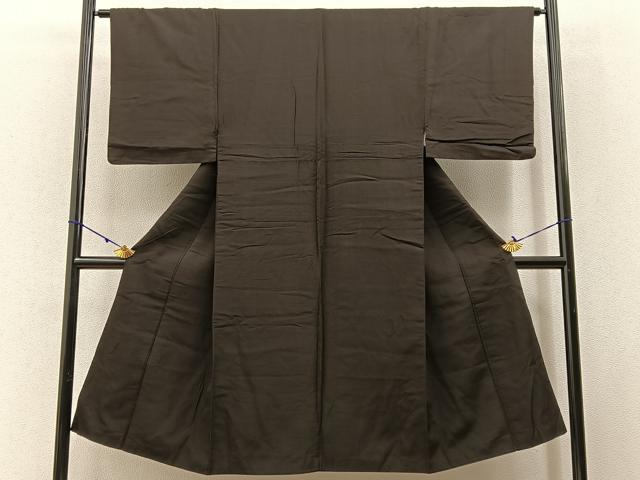 平和屋着物■男性 お召 縞 正絹 逸品 BAAW5740hj