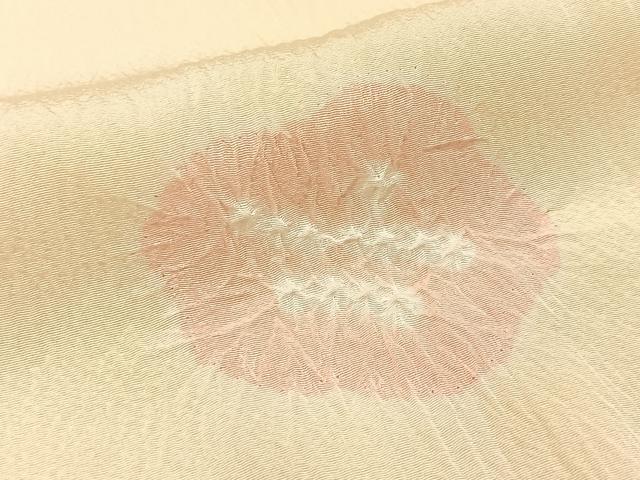平和屋着物●長襦袢 無双仕立て 絞り 梅 鈴乃屋扱い 正絹 逸品 BAAW5744hj