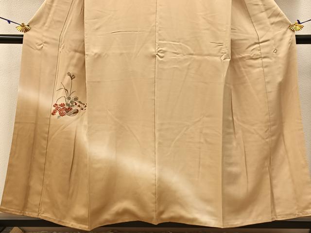 平和屋着物■訪問着 総刺繍 飾花文 暈し染め 金糸 正絹 逸品 BAAW5754hj