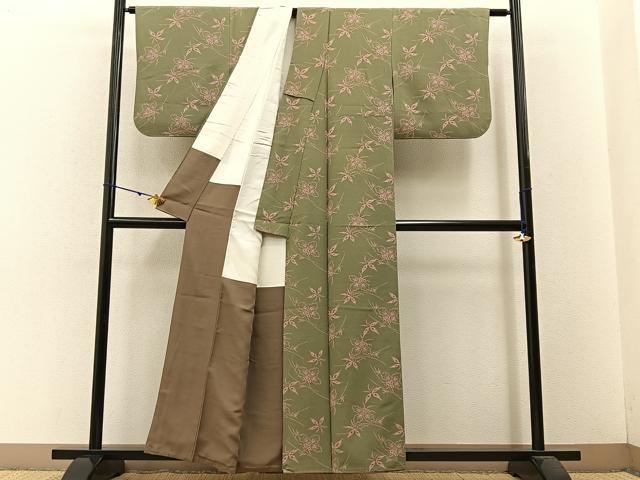 平和屋着物■上質な小紋 作家物 桐 正絹 逸品 BAAW5865hj