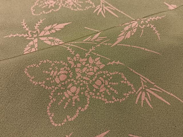 平和屋着物■上質な小紋 作家物 桐 正絹 逸品 BAAW5865hj