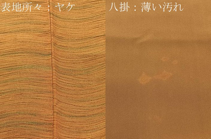 平和屋着物■上質な小紋 横縞 正絹 逸品 BAAW5870hj