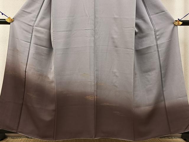 平和屋着物■訪問着 流水文 暈し染め 金彩 三越扱い 正絹 逸品 BAAW5873hj