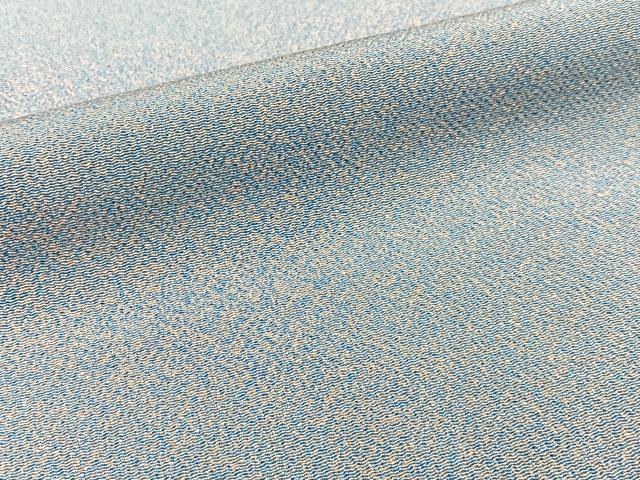 平和屋着物■上質な小紋 霞文 鬼しぼ縮緬 正絹 逸品 BAAW5956hj