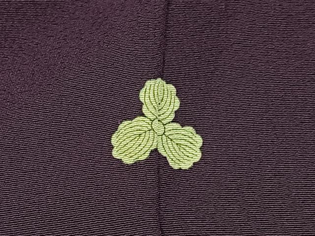 平和屋着物■上質な色無地 似せ紫色 正絹 逸品 BAAW5958hj