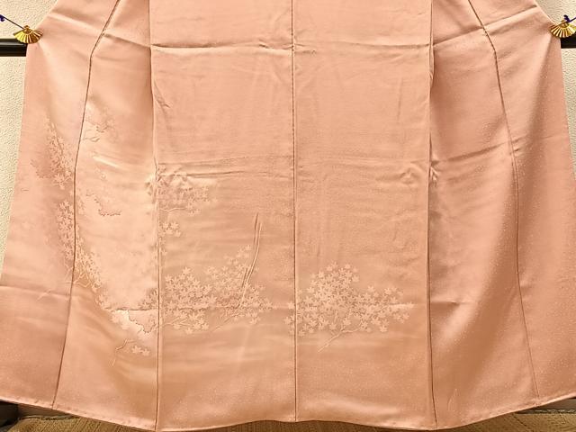 平和屋着物■訪問着 地紋起こし 楓 暈し染め 正絹 逸品 BAAW5971hj