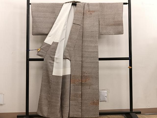 平和屋着物■訪問着 刺繍 枝花文 金彩 正絹 逸品 BAAW6242mz