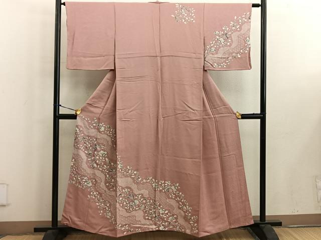 平和屋着物■訪問着 辻が花 絞り 正絹 逸品 BAAW6337mz