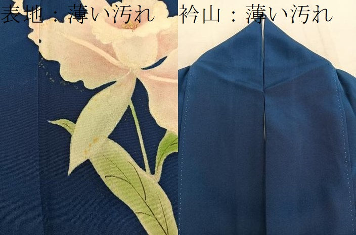 平和屋着物■訪問着 手描き カトレア 金彩 正絹 逸品 BAAW6340mz