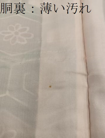 平和屋着物■上質な小紋 亀甲花文 正絹 逸品 未使用 BAAW6349mz