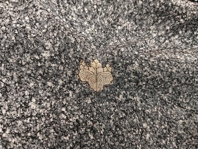 平和屋着物■上質な小紋 霞文 たたき染め 正絹 逸品 BAAW6358mz