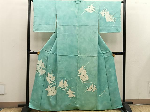 平和屋着物■訪問着 草花文 正絹 逸品 BAAW6439mz