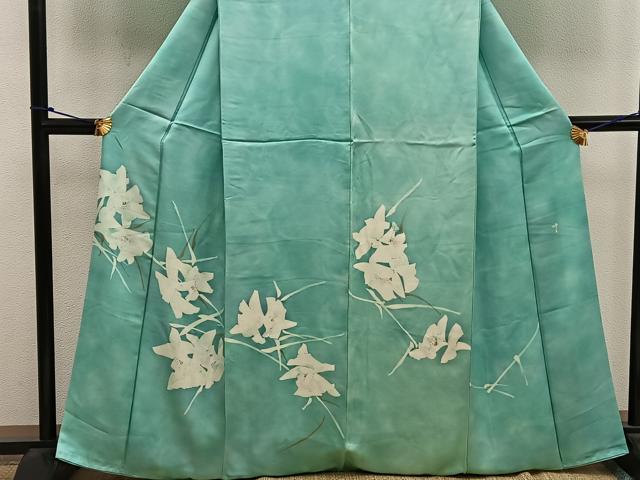 平和屋着物■訪問着 草花文 正絹 逸品 BAAW6439mz