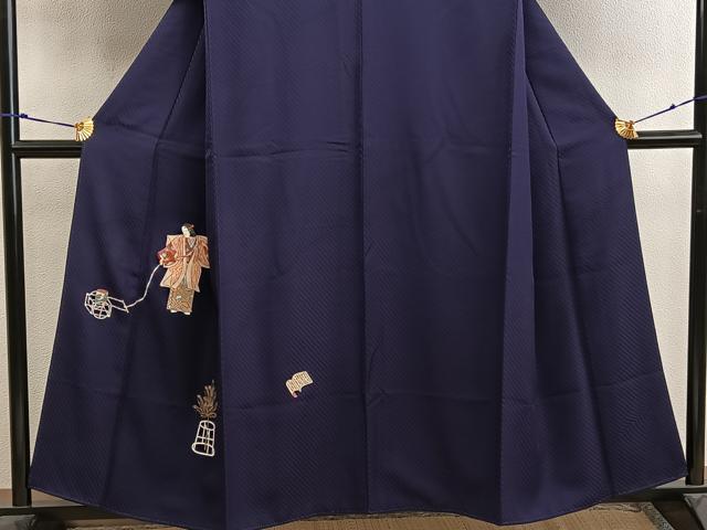 平和屋着物■訪問着 能 狂言 正絹 逸品 BAAW6460mz