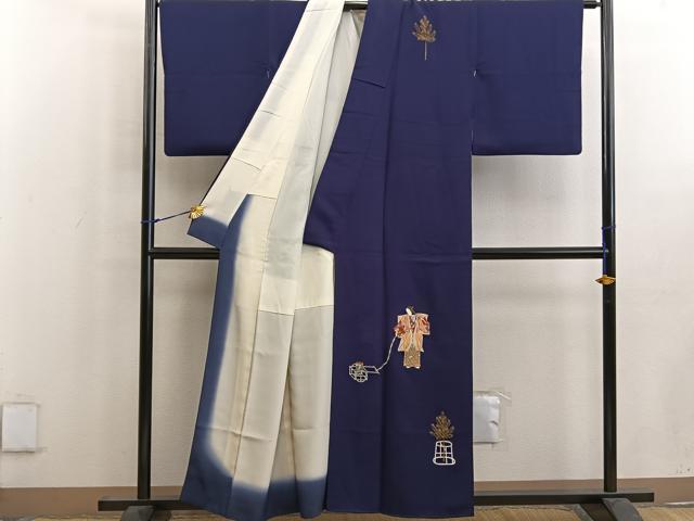 平和屋着物■訪問着 能 狂言 正絹 逸品 BAAW6460mz