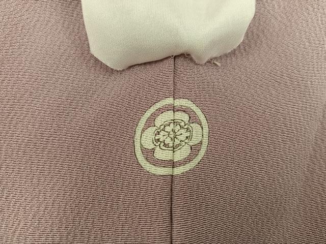 平和屋着物■豪華色留袖 樹林風景文 宍色 正絹 逸品 未使用 BAAW6461mz