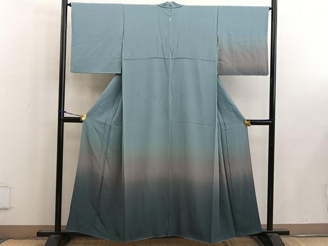 平和屋着物■訪問着 霞文 暈し染め 正絹 逸品 BAAW6518mz