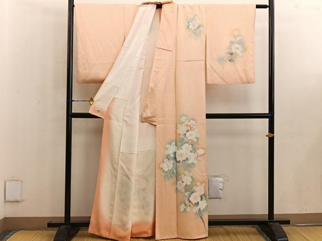 平和屋着物■訪問着 枝花文 暈し染め やまと誂製 正絹 逸品 BAAW6531mz