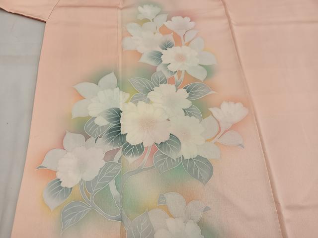平和屋着物■訪問着 枝花文 暈し染め やまと誂製 正絹 逸品 BAAW6531mz