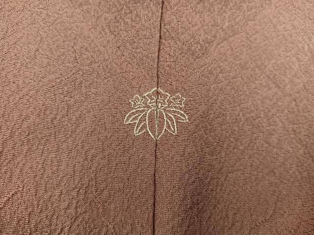 平和屋着物■無地絵羽訪問着 スワトウ刺繍 風景文 ときがら茶色 正絹 逸品 BAAW6558mz