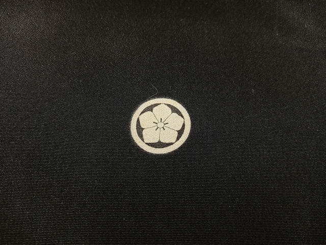 平和屋着物■豪華黒留袖 刺繍 尾長鳥 金彩 正絹 逸品 BAAW6605mz