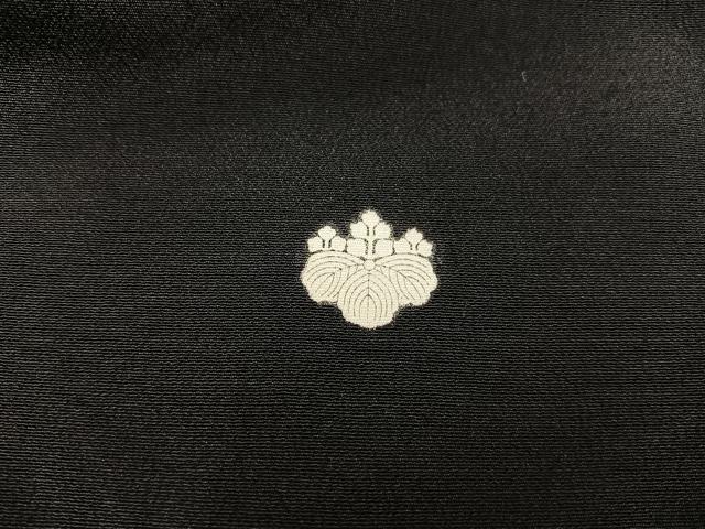 平和屋着物■豪華黒留袖 刺繍 牡丹花文 金彩 正絹 逸品 BAAW6620mz
