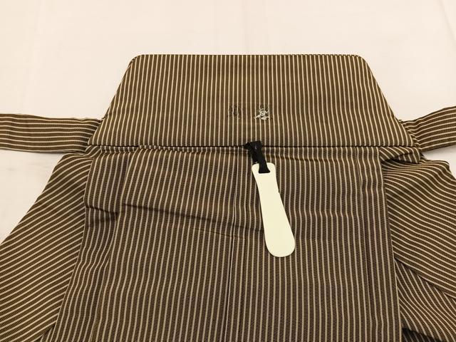 平和屋着物■男性 行灯袴 縞 正絹 逸品 BAAW6636mz