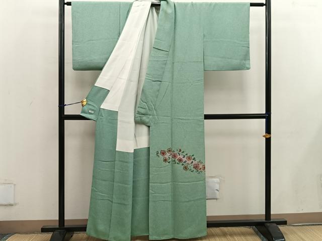平和屋着物■色留訪問着 作家物 辻が花 正絹 逸品 BAAW6669mz