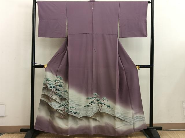 平和屋着物■豪華色留袖 枝松文 暈し染め 正絹 逸品 BAAW6692mz