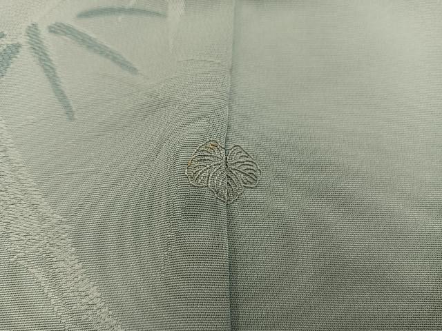平和屋着物■上質な小紋 笹の葉地紋 地紋起こし 正絹 逸品 BAAW6693mz