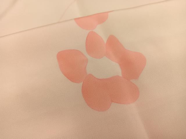 平和屋着物■長襦袢 袷 草花文 暈し染め 正絹 逸品 BAAW6712mz