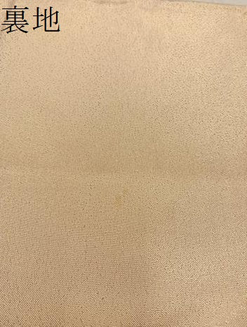 平和屋着物●六通柄袋帯 唐織 瑠璃綴 飛鶴松文 金糸 正絹 逸品 BAAW6734mz
