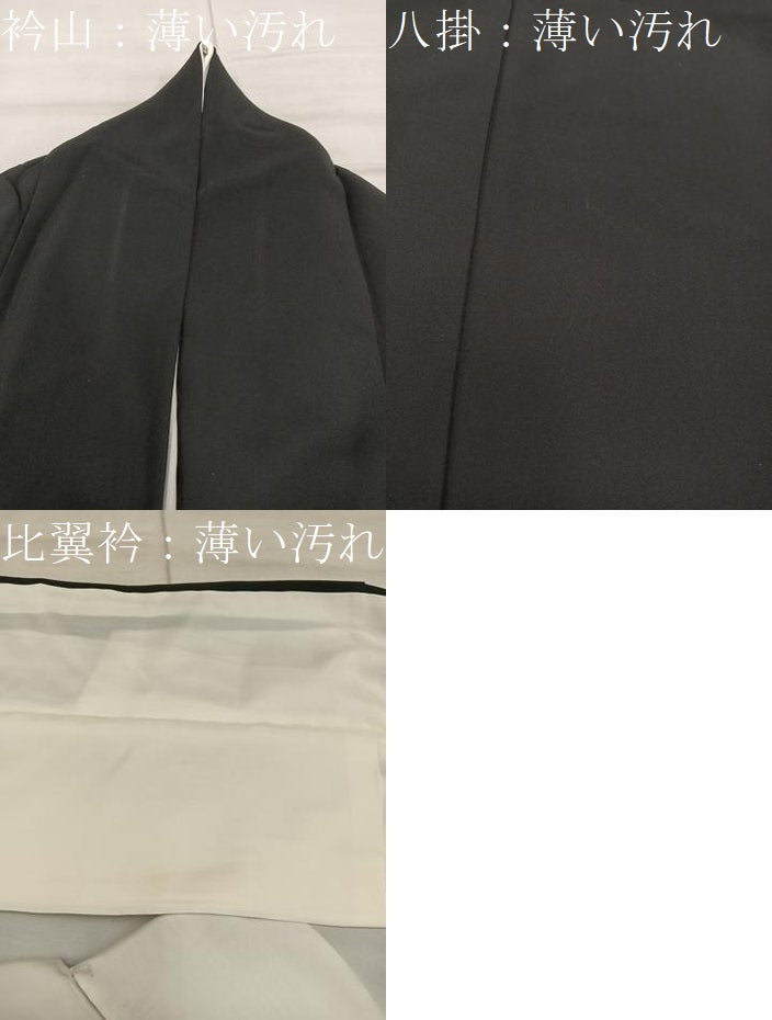 平和屋着物■豪華黒留袖 鳳凰花文 金彩 正絹 逸品 BAAW6893mz