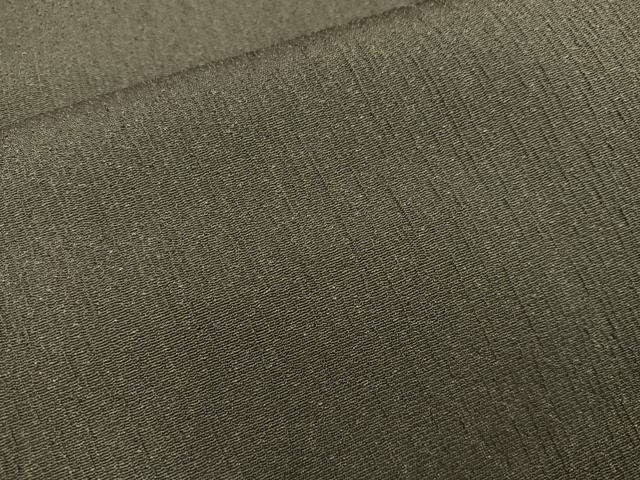 平和屋着物■男性 紬 黒緑色 正絹 逸品 BAAW6896mz