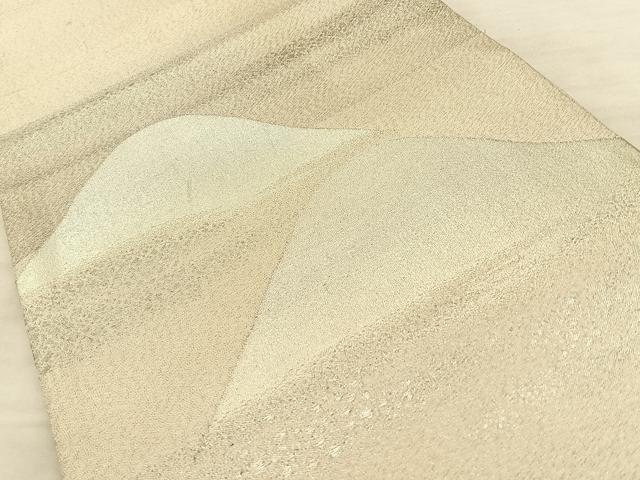 平和屋着物◎太鼓柄袋帯 綴れ 遠山文 銀糸 正絹 逸品 BAAW7140qw