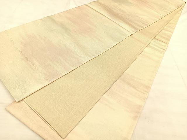 平和屋着物◎全通柄袋帯 砂子綴れ 霞文 金糸 正絹 逸品 BAAW7165qw