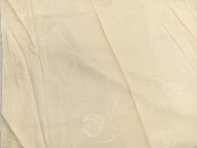 平和屋着物■長襦袢 袷 流水番傘地紋 正絹 逸品 BAAW7635hv